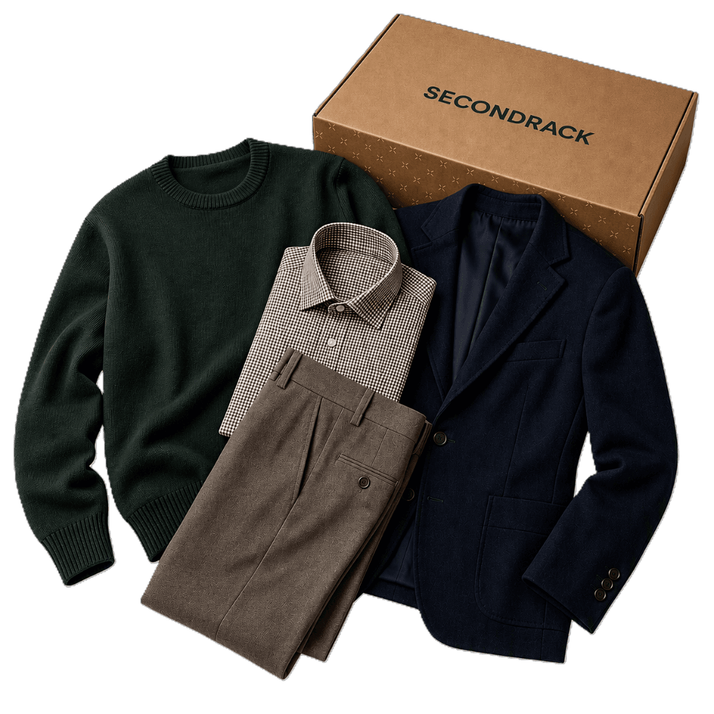 SecondRack Kuratierte Selection Box und Kleidung